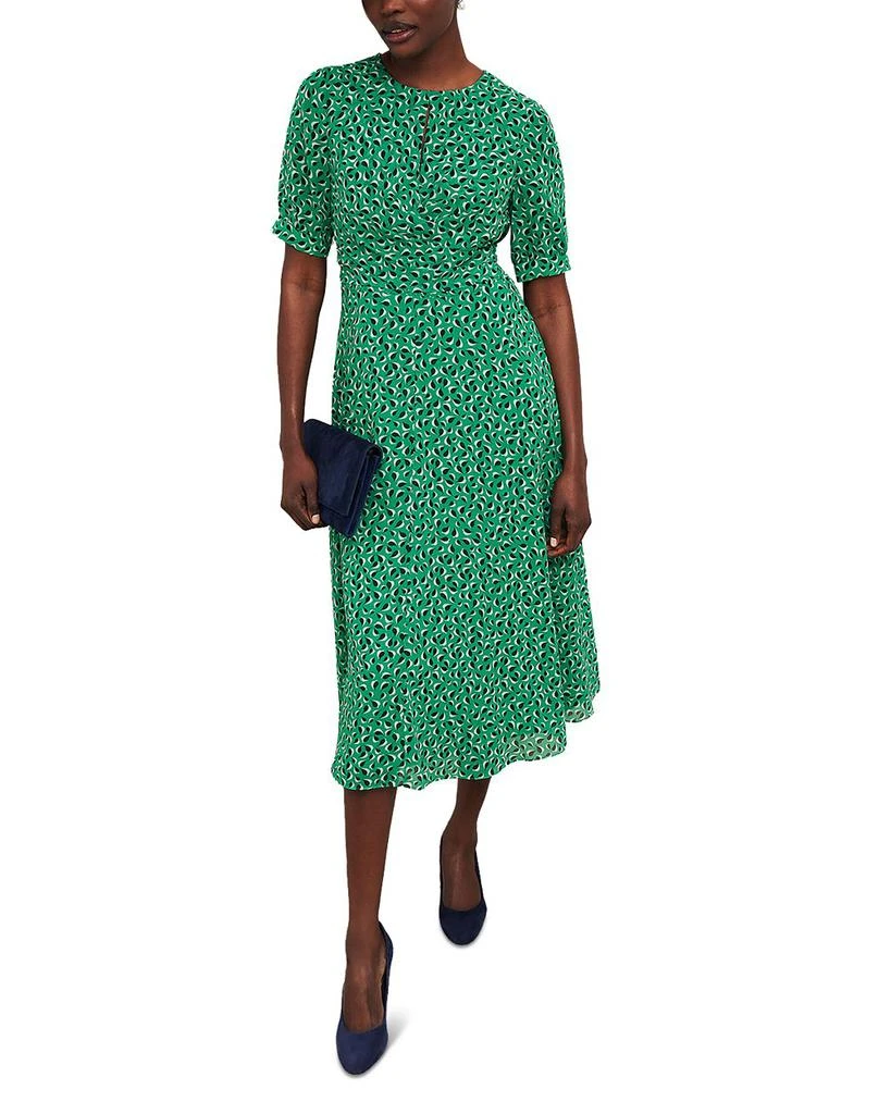 HOBBS LONDON Bridget Printed Midi Dress 3