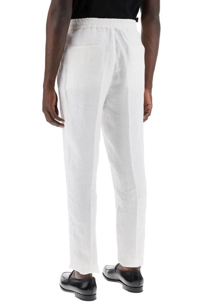 Brunello Cucinelli "striped linen joggers with c 3