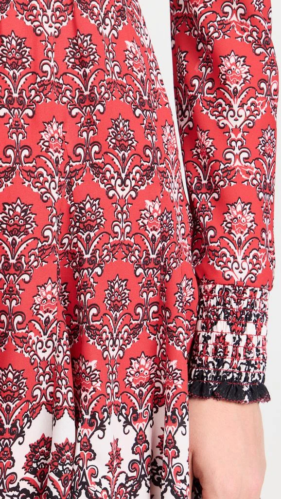 Alice + Olivia Elvira Smocked Bodice Mini Dress 5