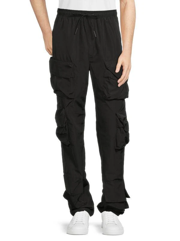 American Stitch Double Cargo Pocket Flat Front Pants 1
