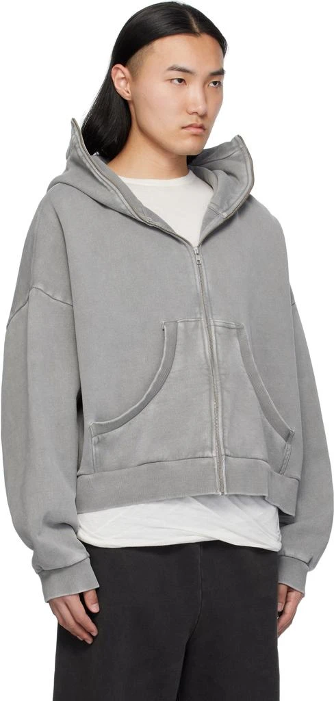 Entire Studios Gray Full Zip Hoodie 2