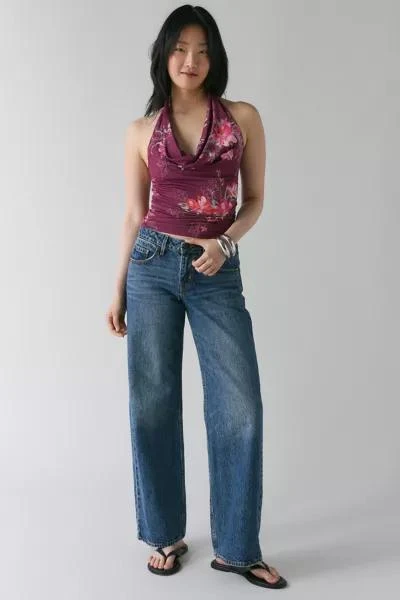Silence + Noise Silence + Noise Coyote Cowl Neck Halter Top 3