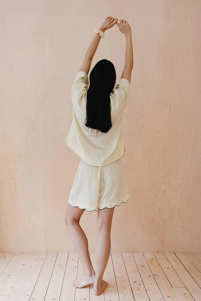 TBCo TBCo Cotton Scalloped Pajama Set 3