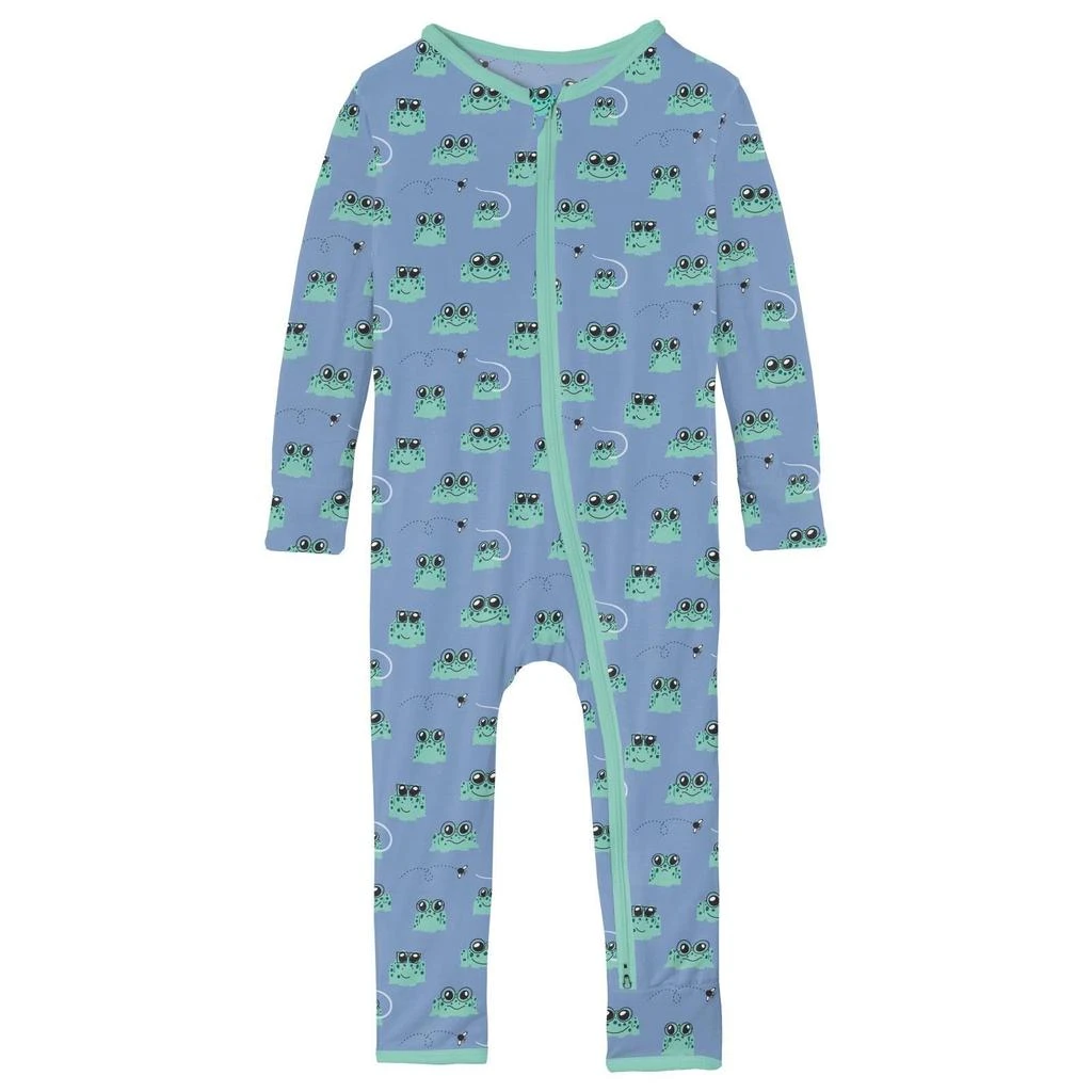 KicKee Pants Print Coverall with Two-Way Zipper (Infant) 1