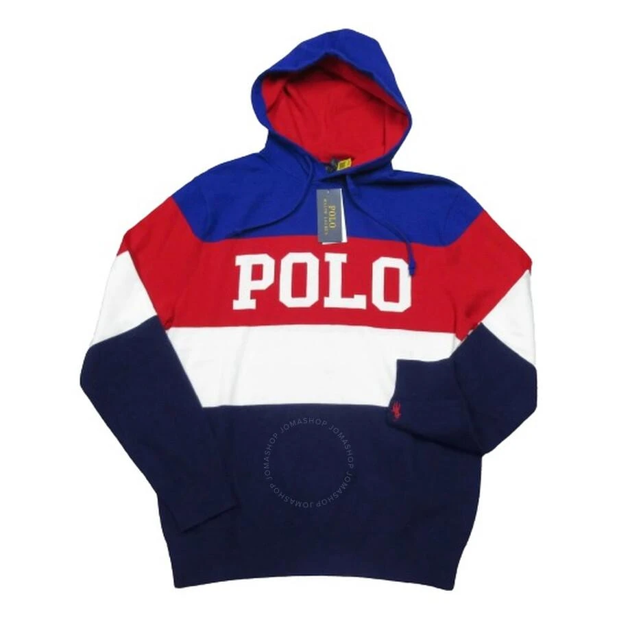 Ralph Lauren Colorblock Cotton Logo Pullover Hooded Sweater 1