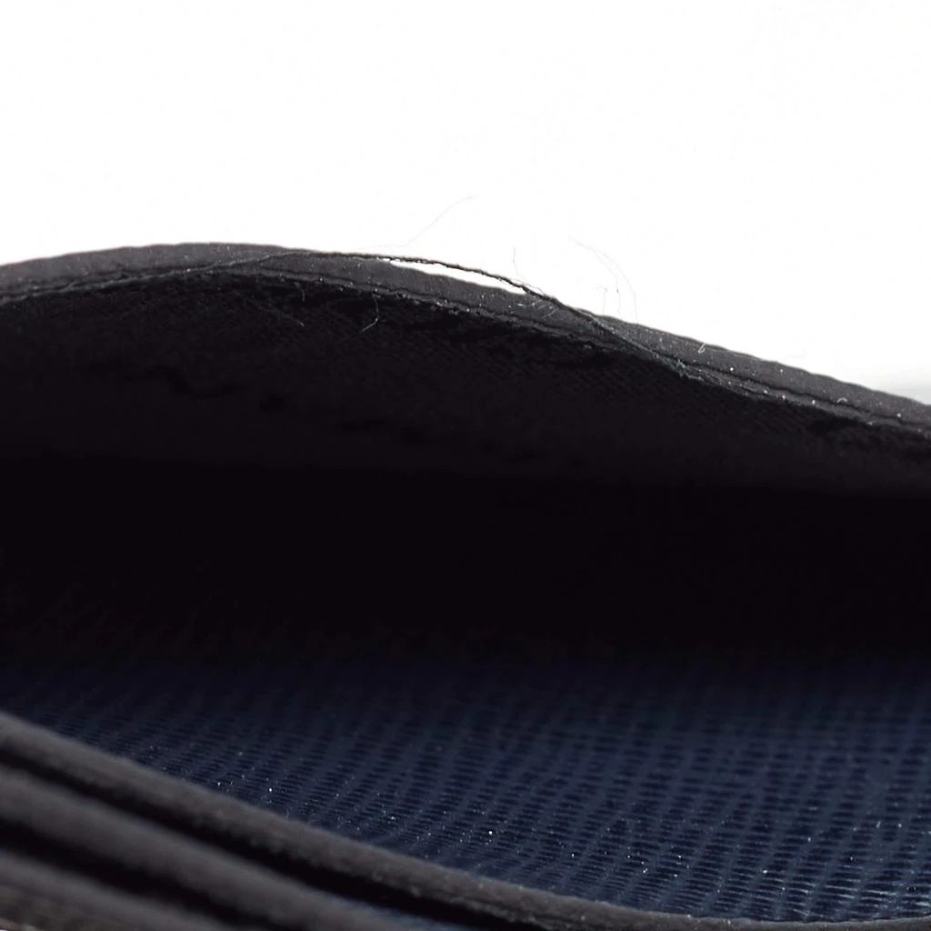Giorgio Armani Giorgio Armani Navy Blue Leather Card Holder 3