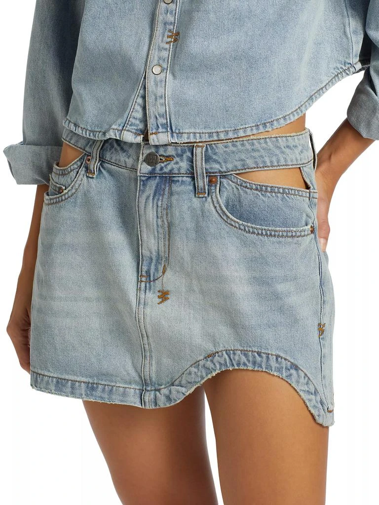 Ksubi Saddle Low Rider Paragon Mini Skirt 6