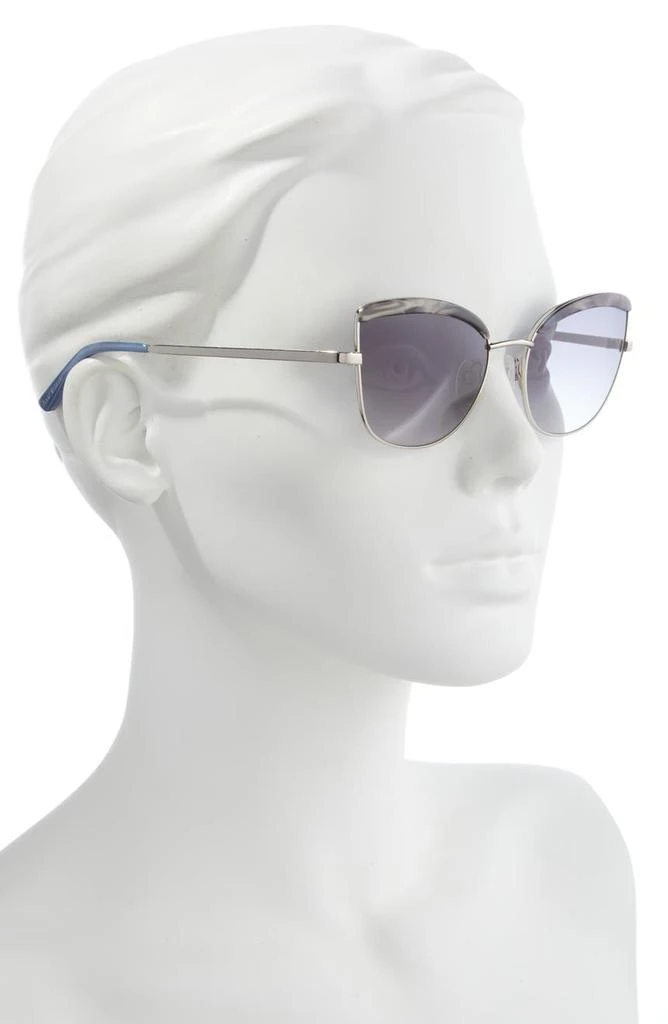 Isaac Mizrahi 55mm Gradient Cat Eye Sunglasses 3