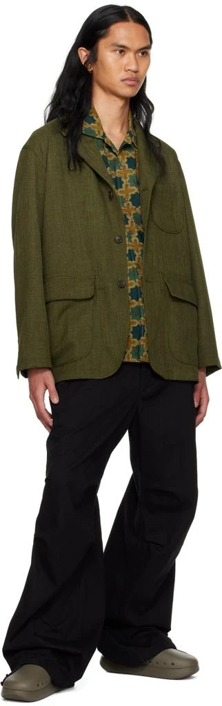 Suicoke Green Cappo Loafers 5