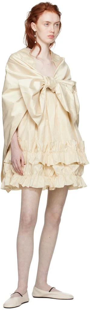 Cawley SSENSE Exclusive Off-White Bow Shawl 5