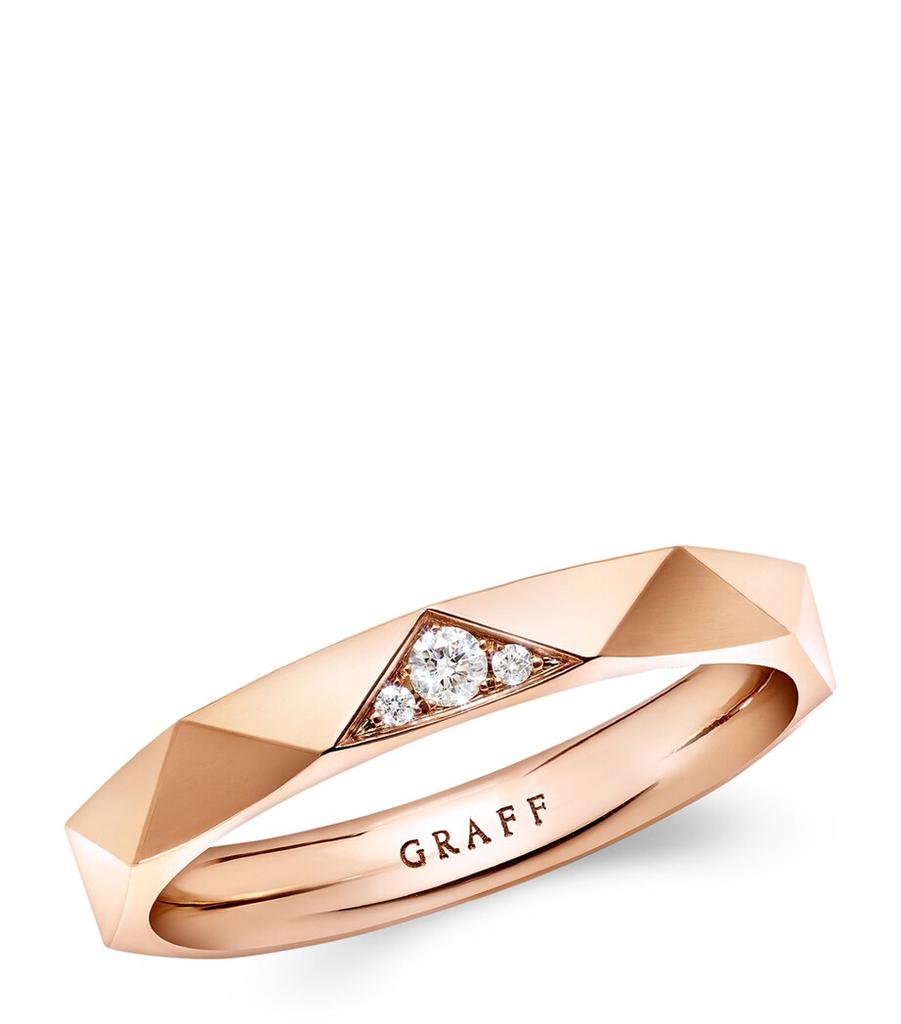 Graff Rose Gold and Diamond Laurence Graff Signature Ring
