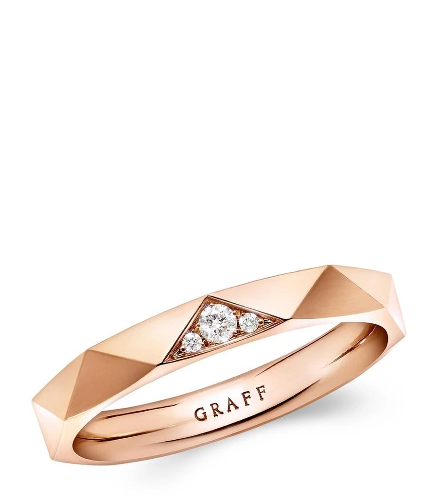Graff Rose Gold and Diamond Laurence Graff Signature Ring 1