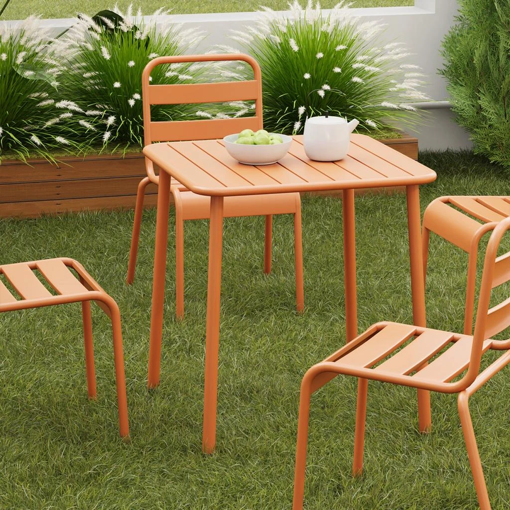 Streamdale Furniture Streamdale Sera Red Square Outdoor Table 1