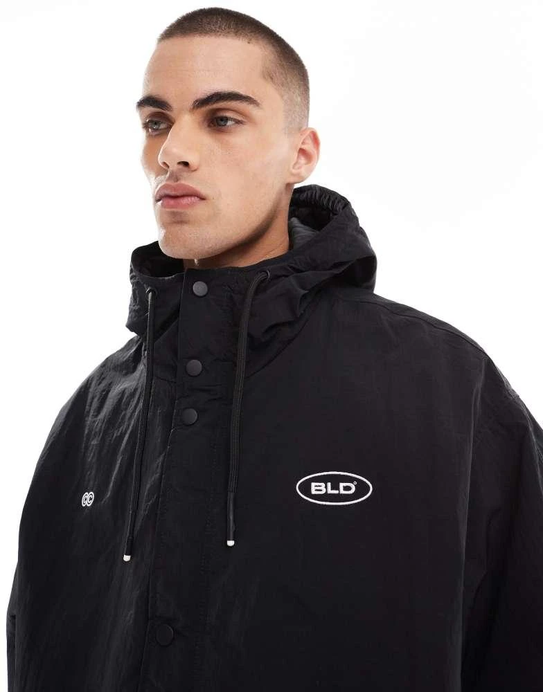 Bershka Bershka windbreaker in black 4