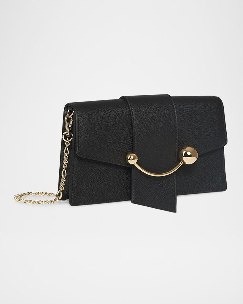 Strathberry Crescent Mini Leather Shoulder Bag