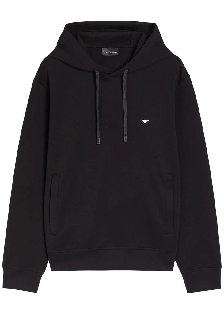 Emporio Armani Hooded jersey sweatshirt