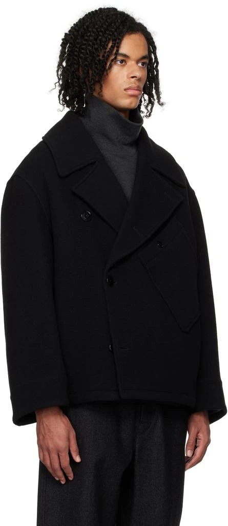 Lemaire Black Dispatch Peacoat 2