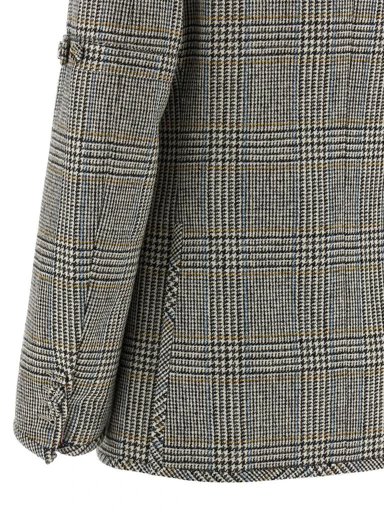 Thom Browne Thom Browne Checked Single-Breasted Blazer 4