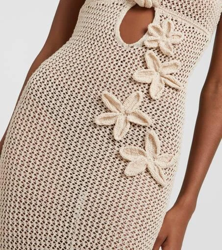 Bananhot Hilsa open-knit lamé beach cover-up 5