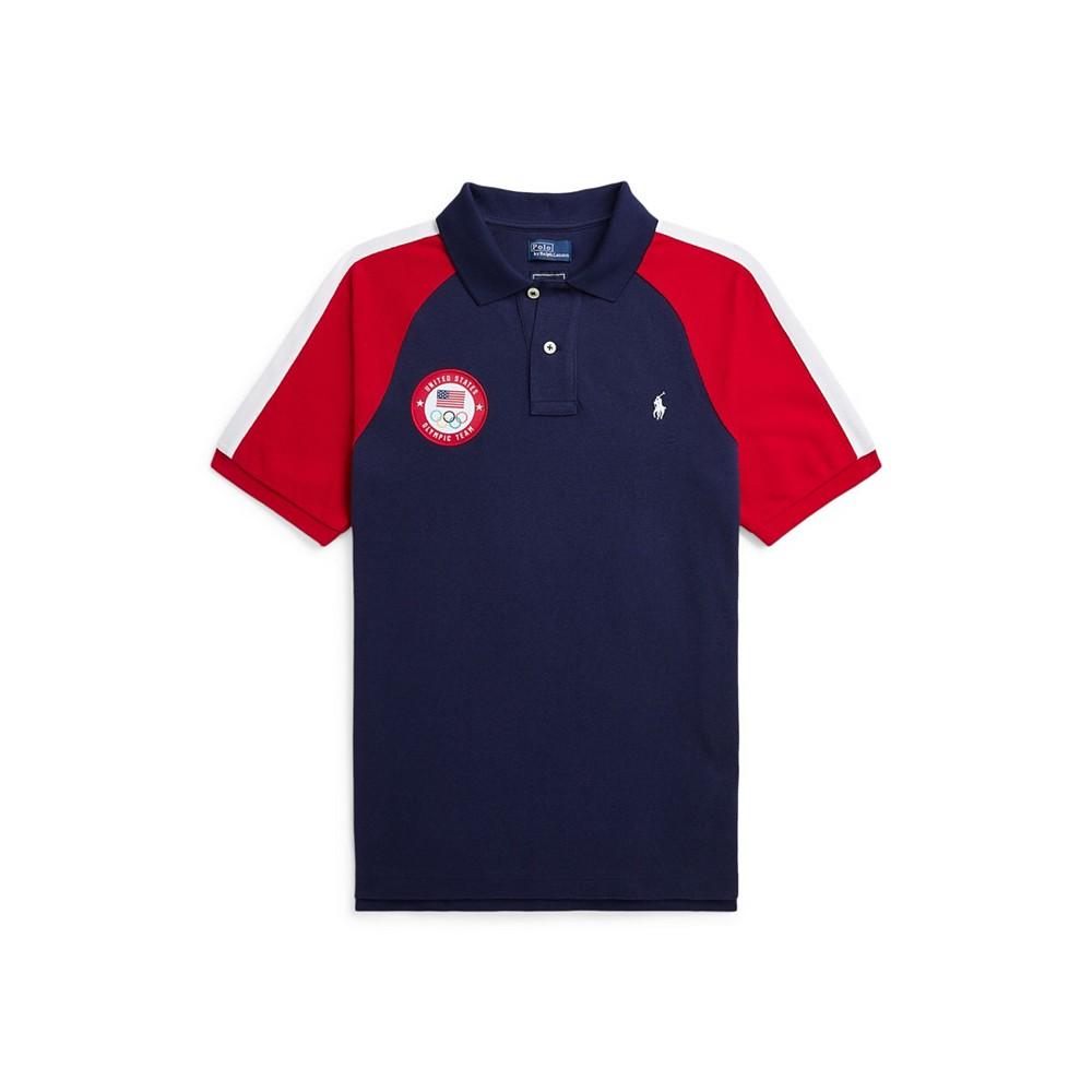 Polo Ralph Lauren Big Boys Team USA Cotton Mesh Polo Shirt