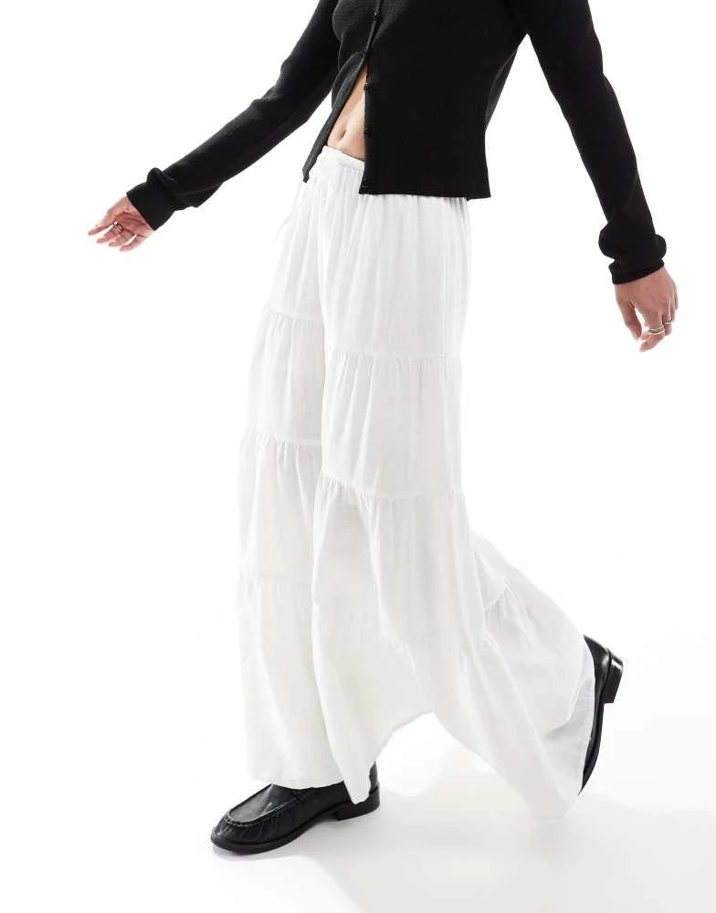 Cotton:On Cotton:On Haven tiered maxi skirt in white 2