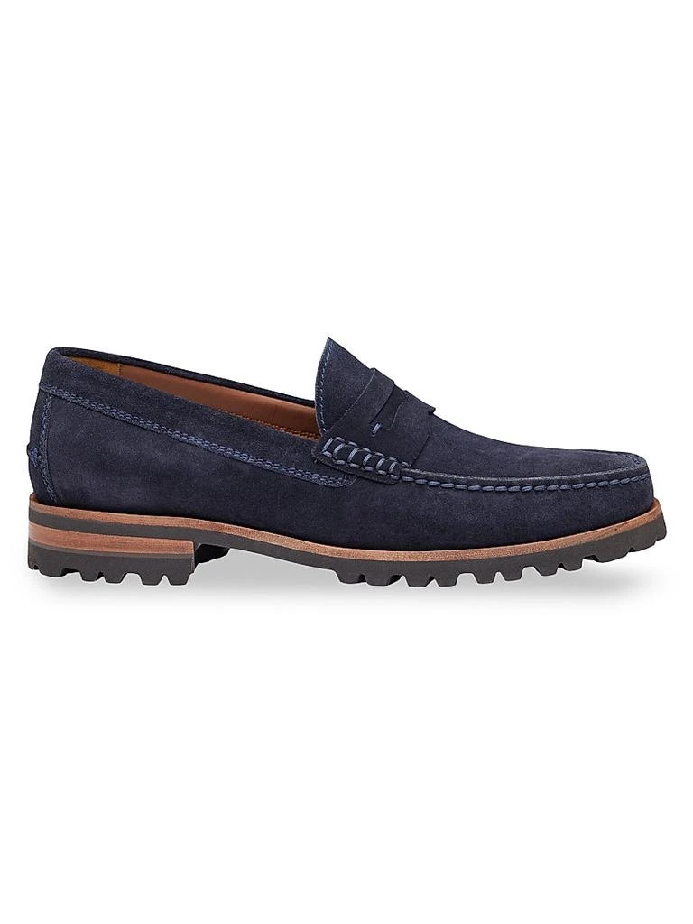 Shop Baldwin Suede Lug Penny Loafers on Sale at BeyondStyle  display picture 2