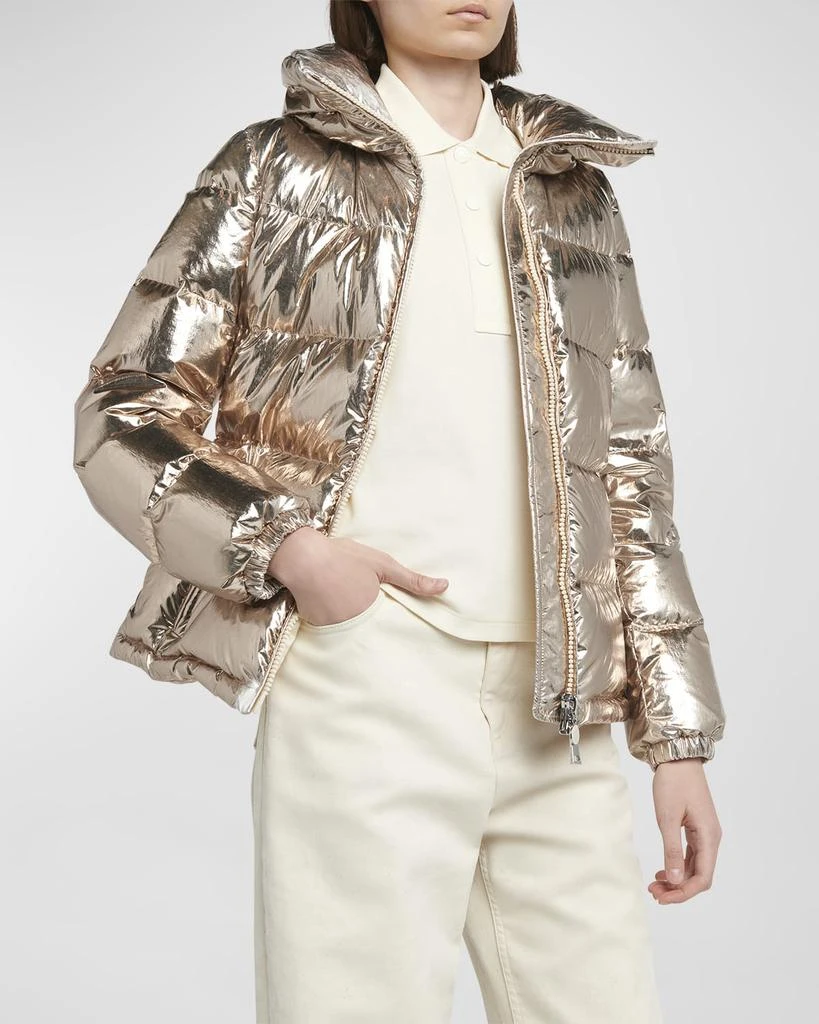 Moncler Douros Metallic Puffer Jacket 7