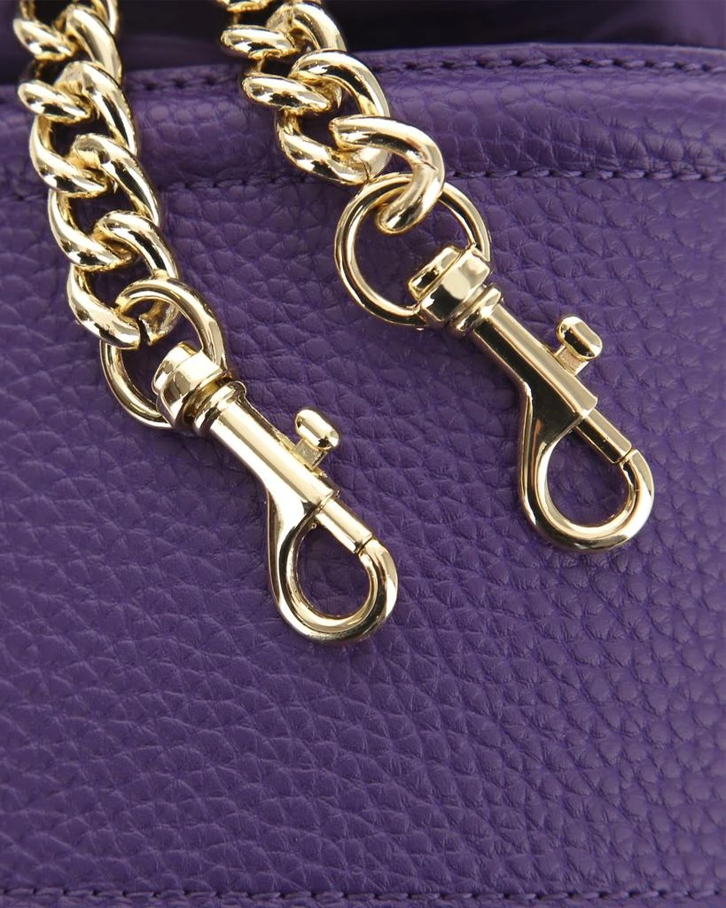 Versace Versace Jeans Couture Logo Engraved Buckled Bucket Bag 5