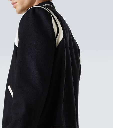 Yves Saint Laurent Teddy varsity jacket 6