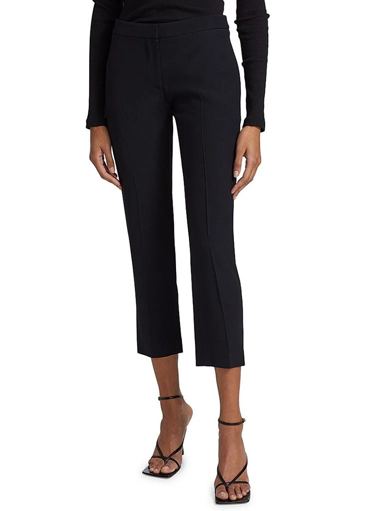 Alexander McQueen Leaf Crepe Cigarette Trousers 2