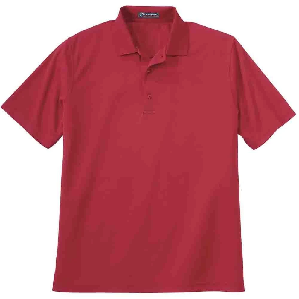 River
s End UPF 30+ Solid Short Sleeve Polo Shirt 1