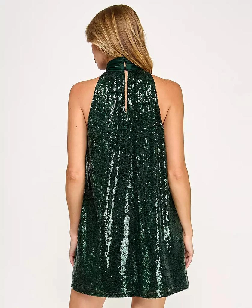 Shop Juniors' High Neck Trapeze Mini Dress on Sale at BeyondStyle  Get 82%  Off Juniors' High Neck Trapeze Mini Dress with Limited-Time Flash Deals,  Exclusive Discounts, and Special Offers. Enjoy Unbeatable