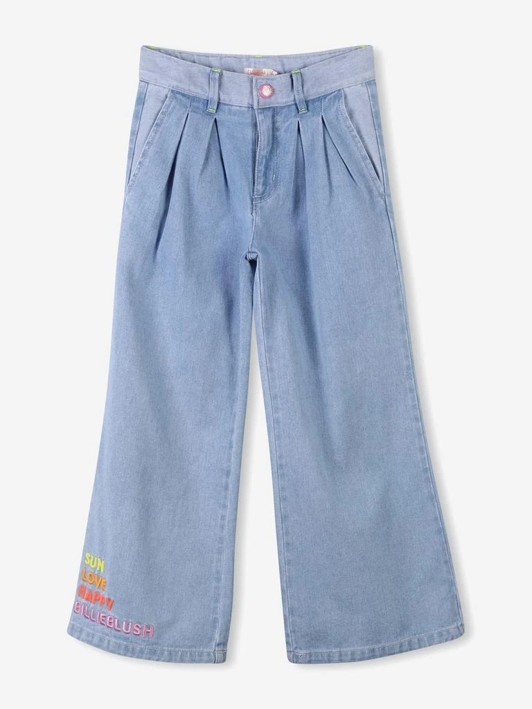 Billieblush Billieblush Girls Denim Trousers in Blue 1