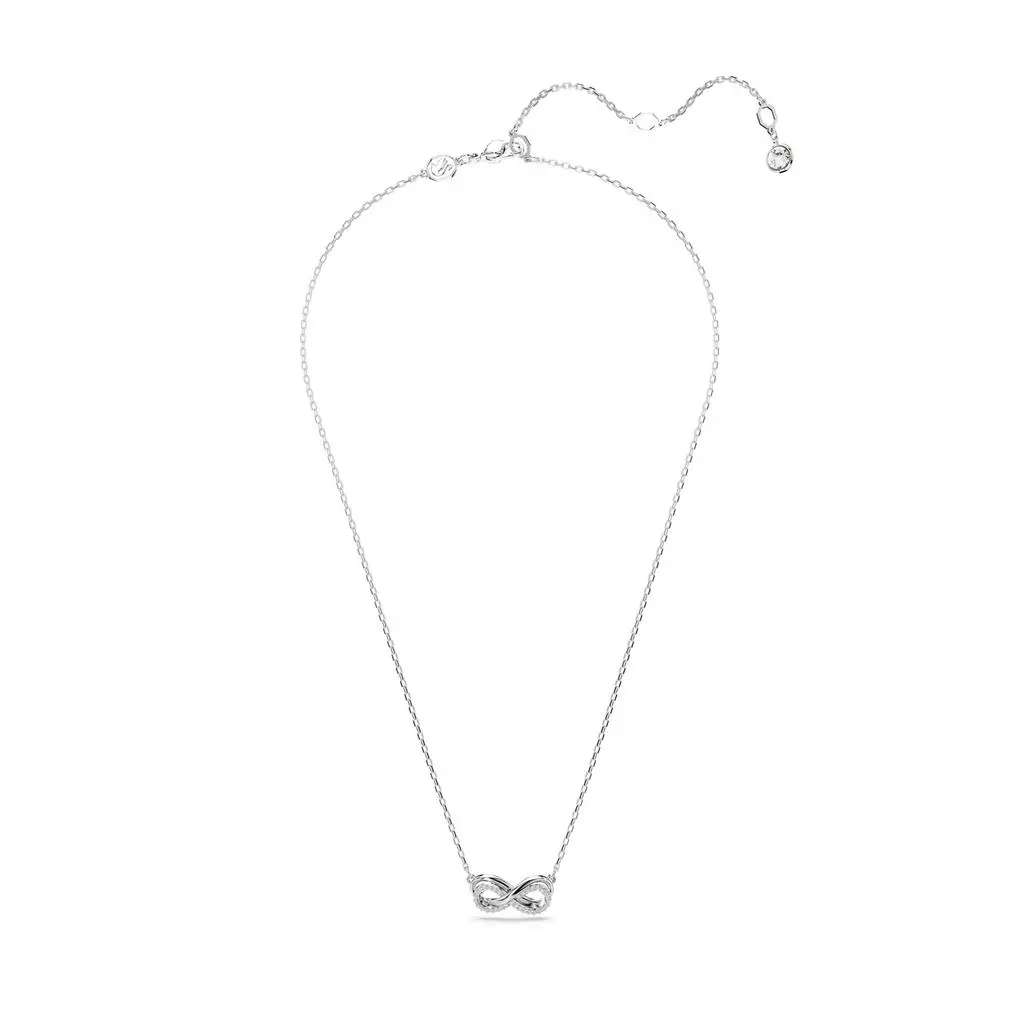 Swarovski Hyperbola pendant pave infinity white rose gold-tone plated 2