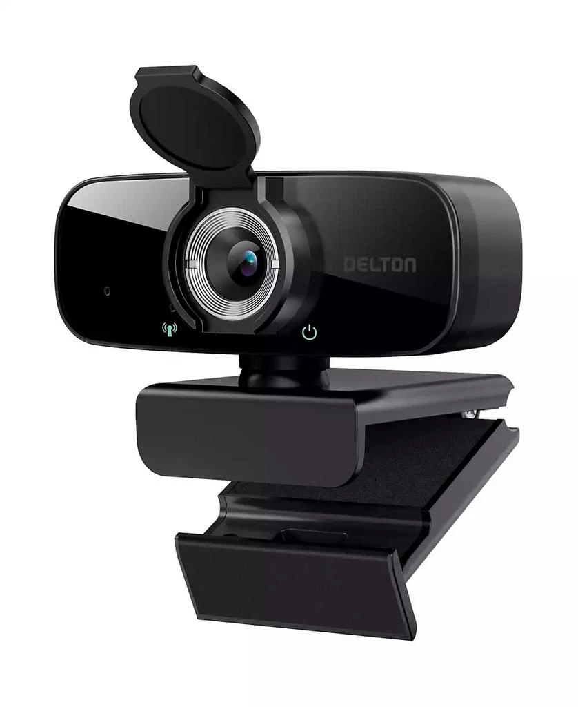 Delton USB Webcam with Microphone, HD 1080p Wired Webcam (DCAM24BK)