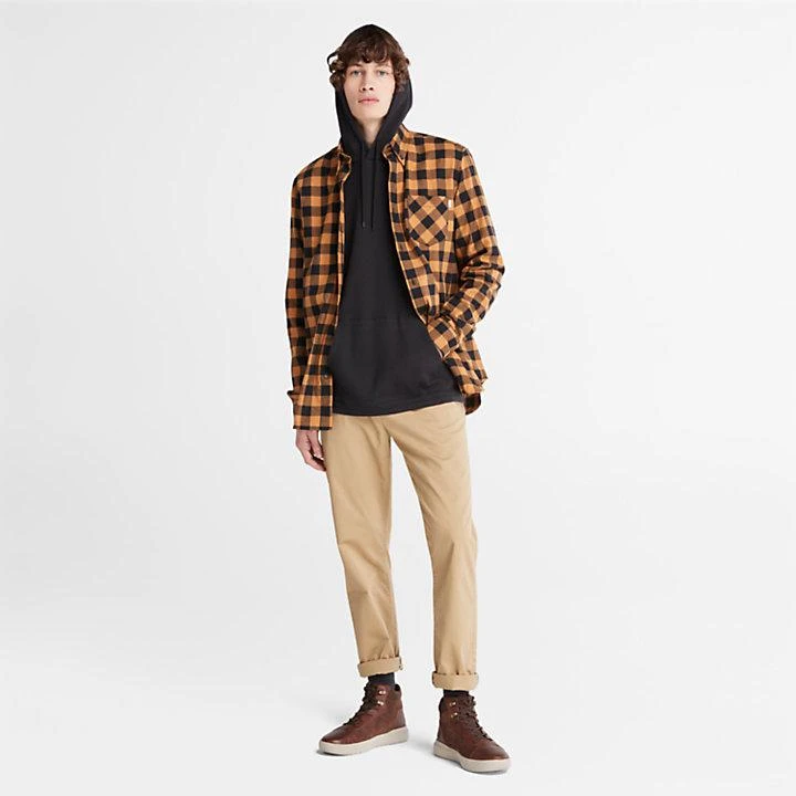 Timberland Nashua River Flannel Check Shirt for Men in Blue/Yellow 3