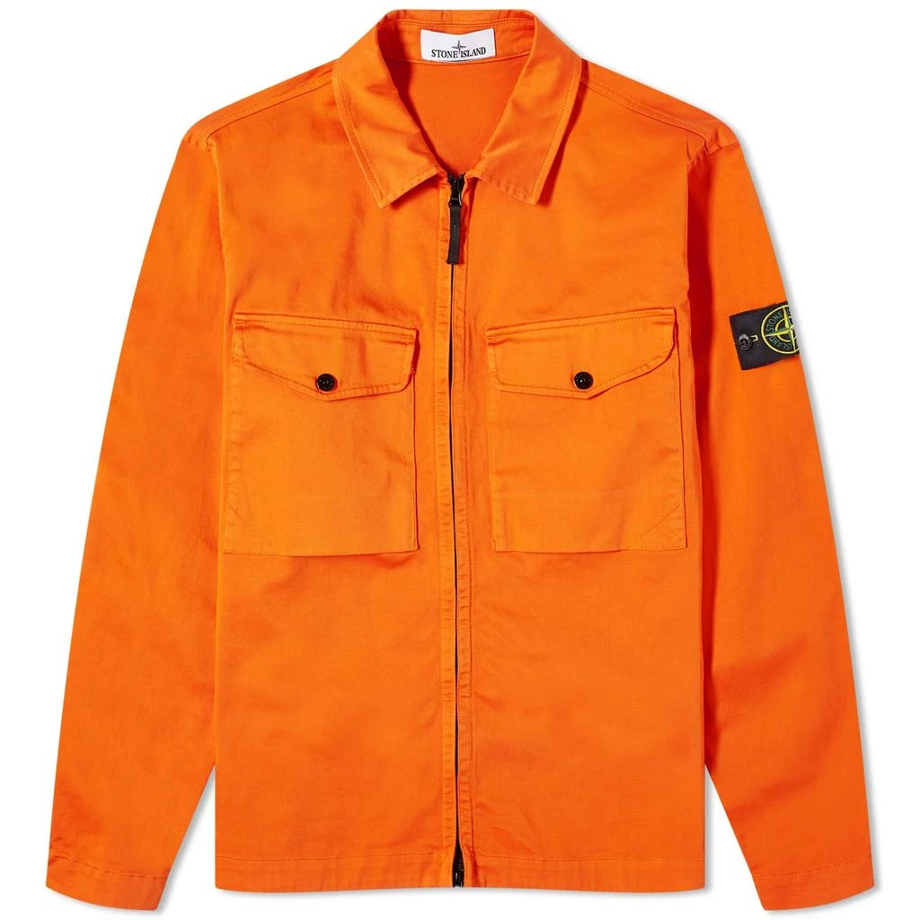Stone Island Stone Island Stretch Cotton Double Pocket Shirt Jacket 1