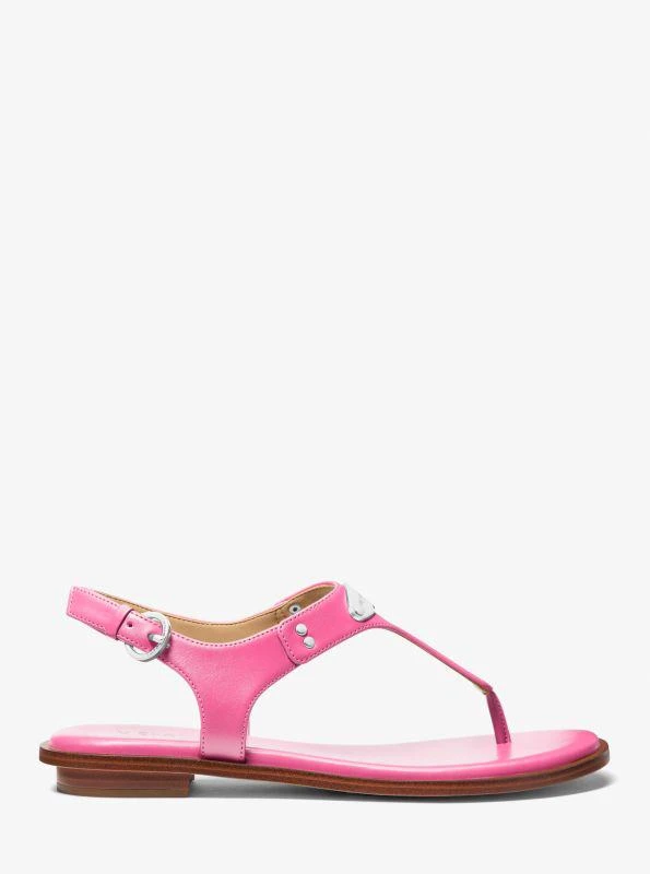 Michael Kors Logo Plate T-Strap Sandal 2
