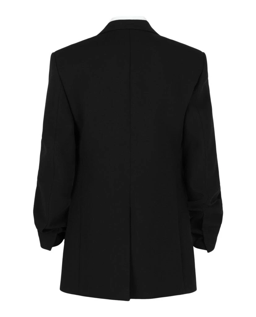 Salvatore Ferragamo Silk Peaked Lapel Blazer 2