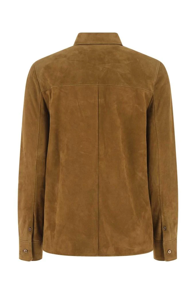Prada Brown Suede Shirt 2