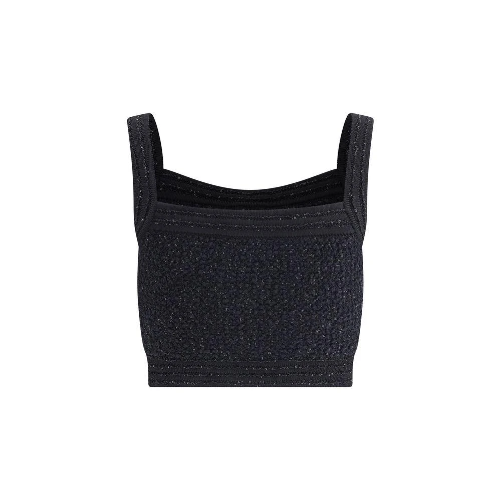 Balmain Tweed crop Women's Top 2