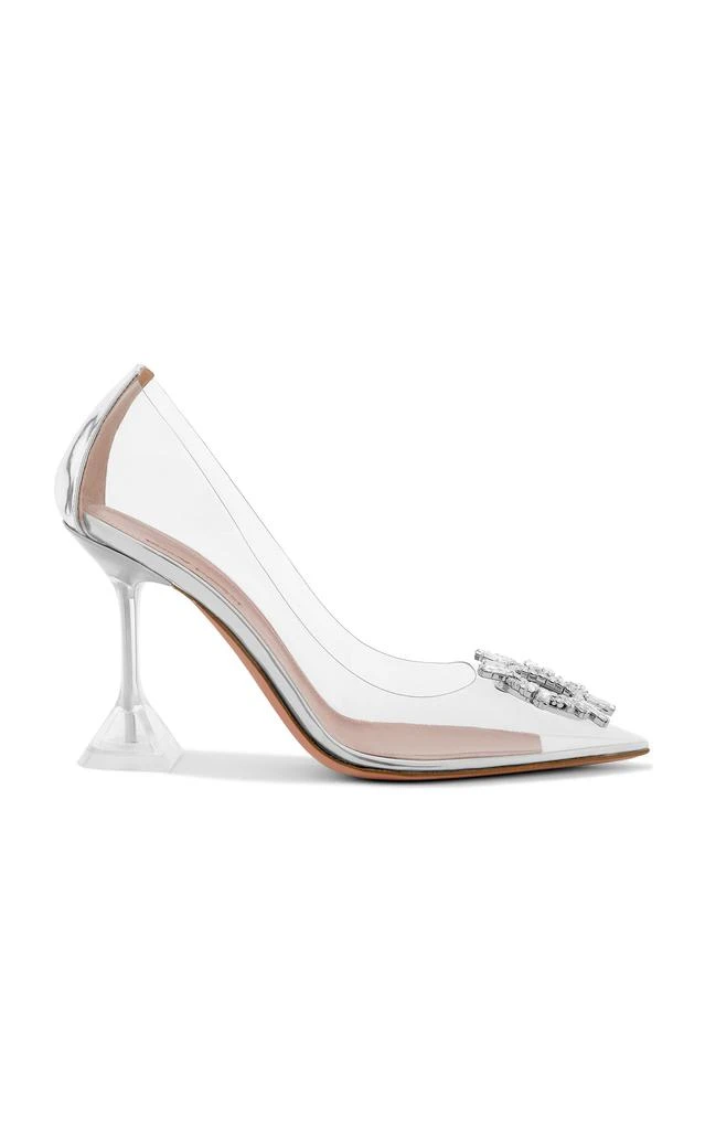 Amina Muaddi Amina Muaddi - Begum Crystal-Embellished PVC Pumps - Clear - IT 38 - Moda Operandi 1