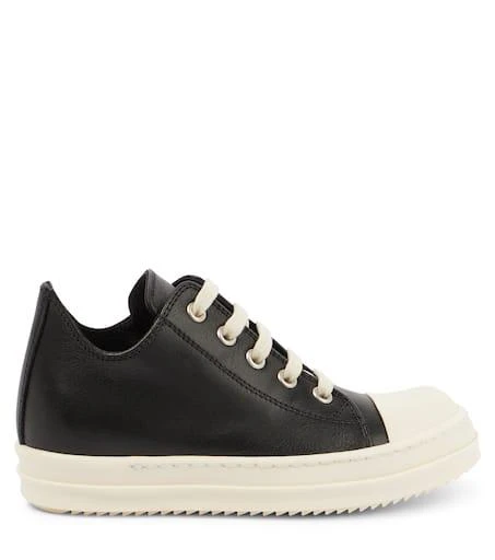 Rick Owens Strobe leather low-top sneakers 4