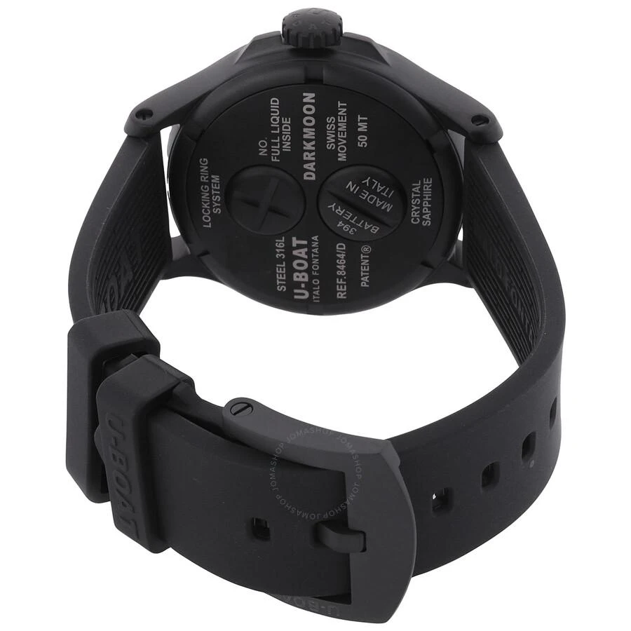 U-Boat Darkmoon Quartz Black Dial Men's Watch 8464-D 3