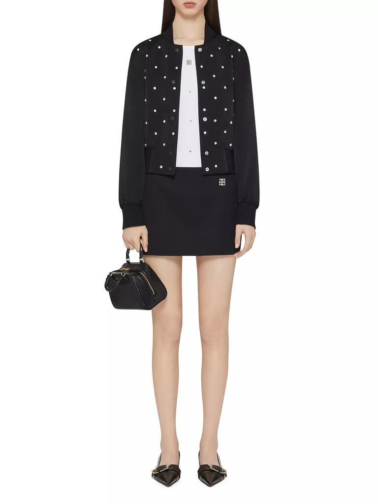 Givenchy Varsity Jacket in Crepe and Satin 2