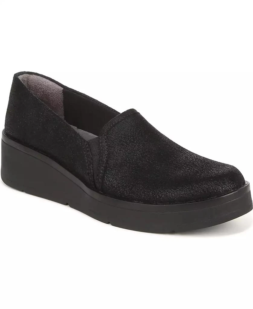 LifeStride Women's Free Spirit Washable Round Toe Wedge Slip Ons 1