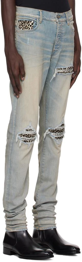 AMIRI Blue Leopard MX1 Jeans 2