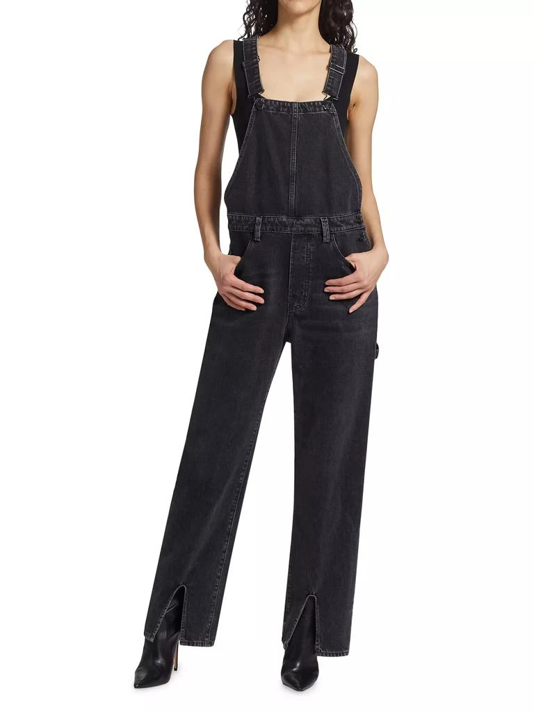 3x1 Cindy Wide-Leg Denim Overalls 3