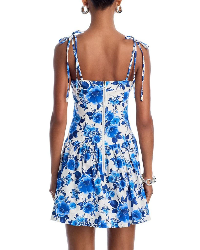 AQUA Fit and Flare Poplin Mini Dress - Exclusive 4
