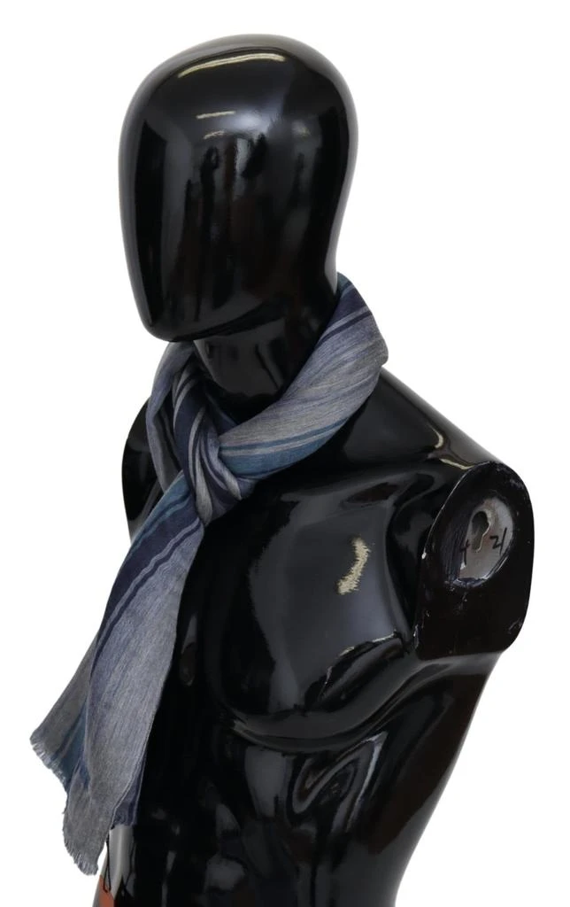 Missoni Wool Striped Unisex Neck Wrap Men
s Shawl 2